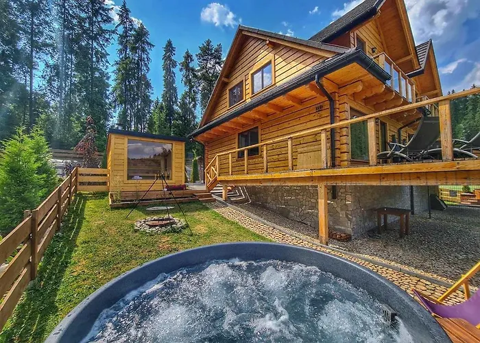 Lk Resort Lapsze Domy Z Prywatna Balia I Sauna Łapsze Niżne Foto