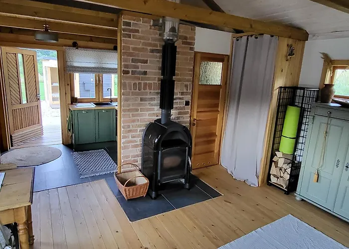 Bienkowka Domek Drewniany Z Sauna תמונה