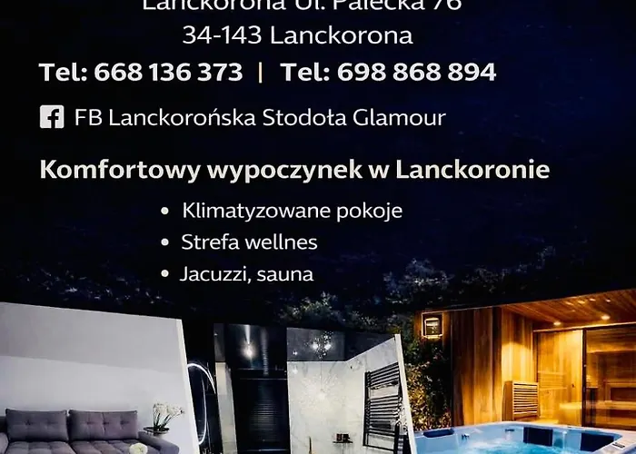 Lanckoronska Stodola Glamour-Prywatne Spa,Balia I Sauna Lanckorona Foto